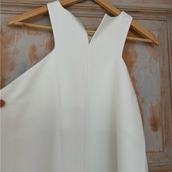 NWOT Locker Room stylish white flowy, tank top. M. - Picture 8 of 10